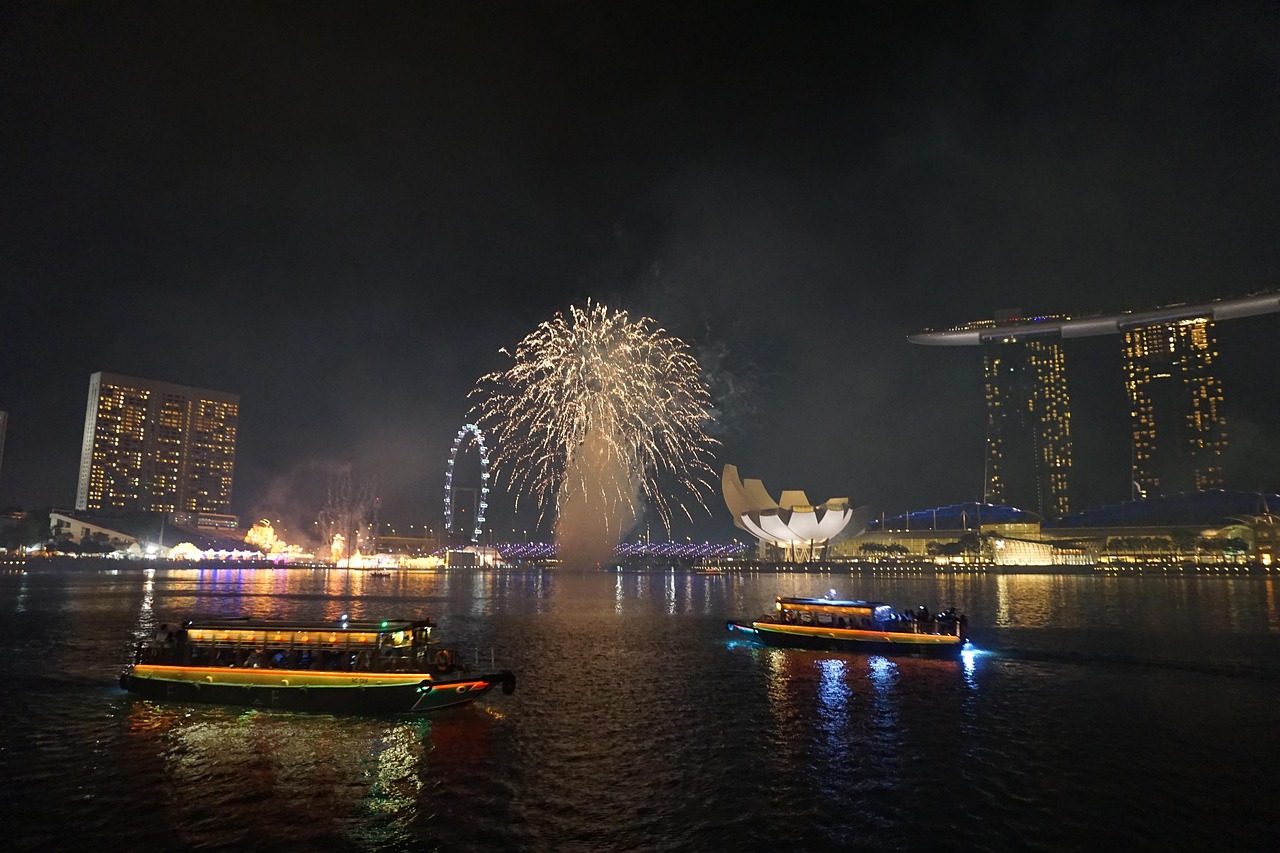 香港维多利亚港湾之美